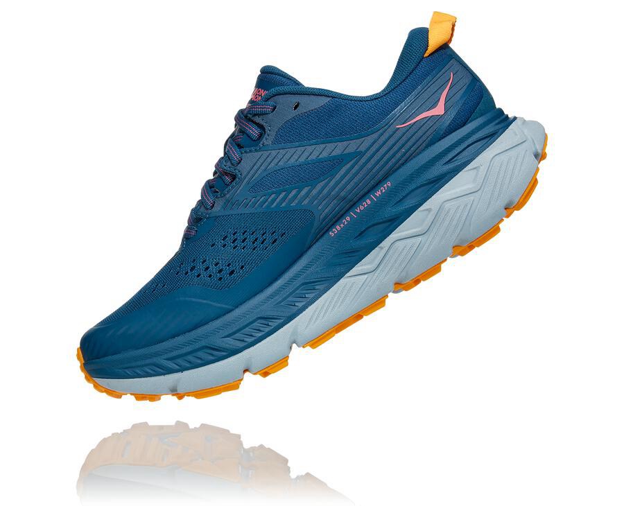 Hoka One One Trainers Womens Blue - Stinson Atr 6 - 13256MHGC